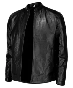 Edge of Venomverse Black Leather Jacket