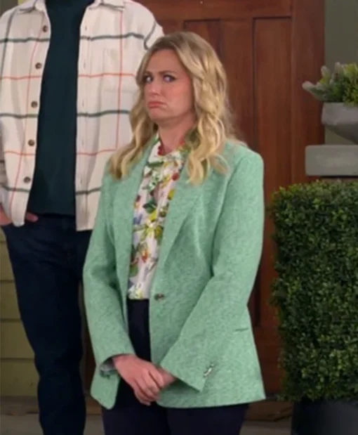 Gemma The Neighborhood Green Blazer