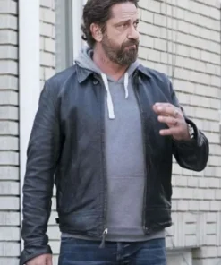 Gerard Butler Den Of Thieves 2 Pantera Leather Jacket