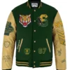 Glover Stegaro Tiger Green Varsity Jacket