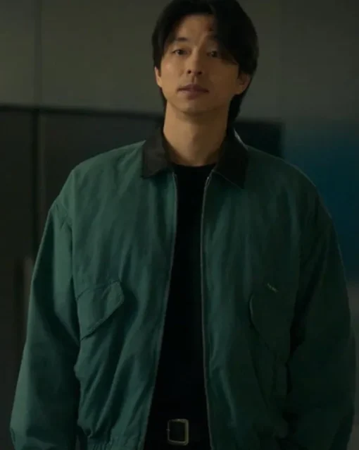 Gong Yoo The Trunk S01 Green Cotton Jacket