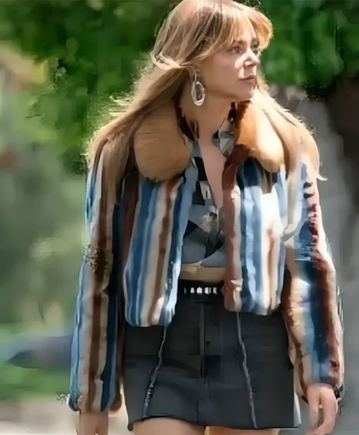 High Potential Kaitlin Olson Striped Jacket