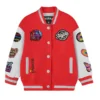 Huffman Stegaro Girl Dream Red Varsity Jacket