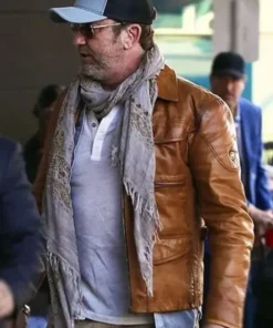 In the Hand of Dante Gerard Butler Leather Jacket