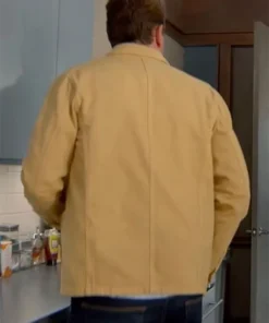 Jason Segel Shrinking Yellow Cotton Jacket For Sale