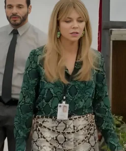 Kaitlin Olson High Potential Green Snake Shirt