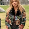 Kaitlin Olson High Potential S01 Jacquard Fur Coat