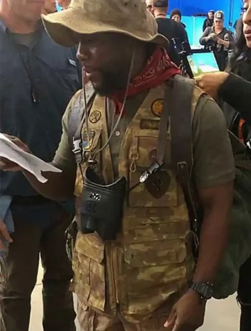 Kevin Hart Jumanji The Next Level Camouflage Vest Front