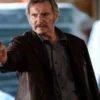 Liam Neeson Absolution Brown Leather Blazer