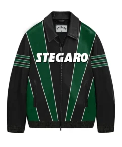 Mccarthy Stegaro Los Angeles Leather Zipper Jacket