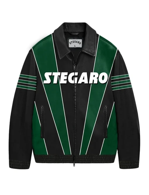 Mccarthy Stegaro Los Angeles Leather Zipper Jacket