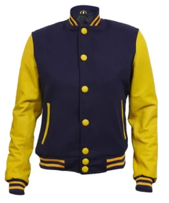 Navy and Yellow Varsity Jacket