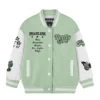 Nunez Stegaro Pretty Girl Green Varsity Jacket