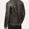 Order Jimmy Distressed Vintage Brown Leather Jacket