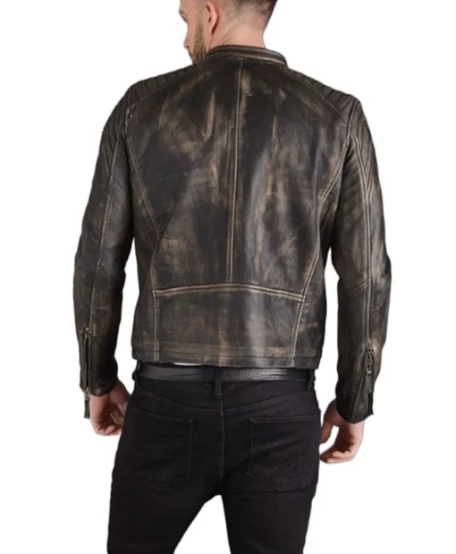 Order Stephen Griggs Brown Motorcycle Leather Jacket