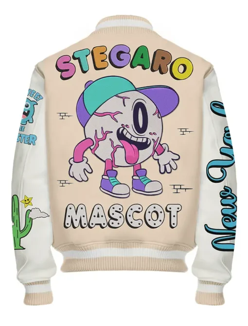 Peter Stegaro Mascot Wool varsity Jacket Back