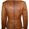 Rachael Aviator Double Breasted Leather Jacket Back