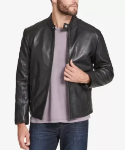 Robert Yang Black Leather Jacket