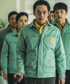 Ryu Kyung-soo Hellbound Cotton Green jacket