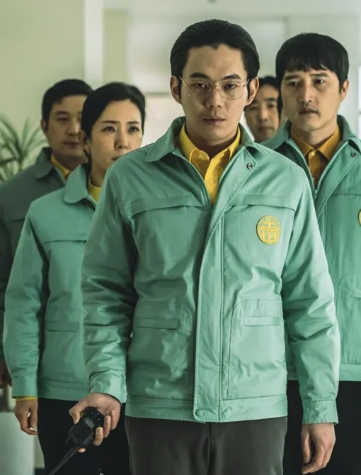 Ryu Kyung-soo Hellbound Cotton Green jacket