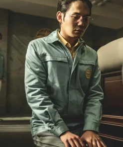 Ryu Kyung-soo Hellbound Cotton Green jacket Front