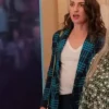 Sara Bareilles Girls5eva Sara Bareilles Wool Plaid Blazer