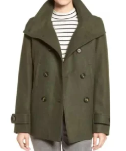 Sheryll Barnes FBI Most Wanted Green Coat