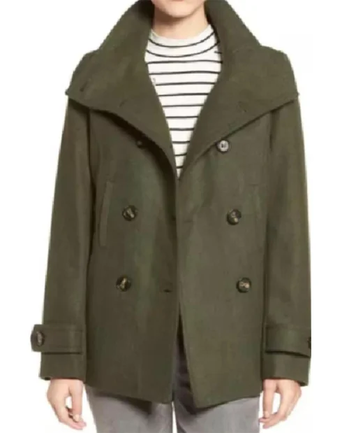 Sheryll Barnes FBI Most Wanted Green Coat