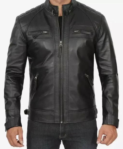 Shop Corey Black Cafe Racer Jacket