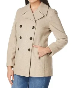 Shop Kristina Wagner General Hospital Wool Peacoat