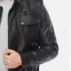 Shop Michael Black Leather Moto Jacket