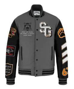 Shop Now Stegaro Panther Perfect Killer Varsity Bomber Jacket