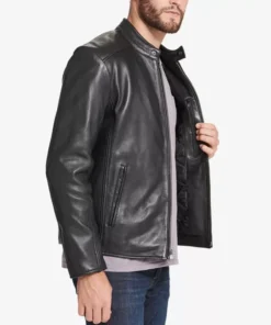 Shop Robert Yang Black Leather Jacket