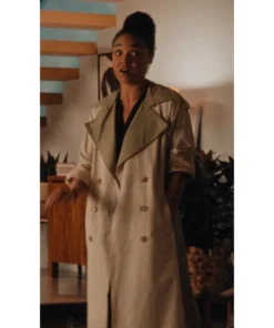 Aisha Dee Apple Cider Vinegar Trench Coat