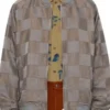 Aury Krebs Brilliant Minds Checkered Jacket For Sale