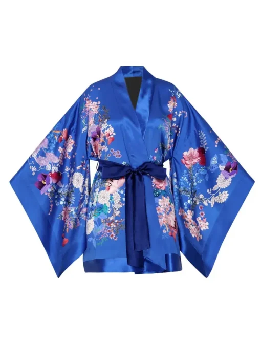 Blue Kimono Robe For Sale