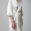 Bridal Kimono Robe White