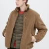 Brown Fleece Jacket