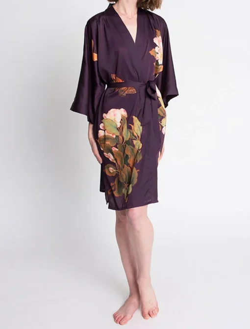 Butterfly Kimono Robe Front