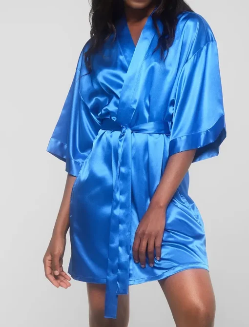 Buy Blue Kimono Robe