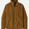 Buy Brown Fleece Jacket Front