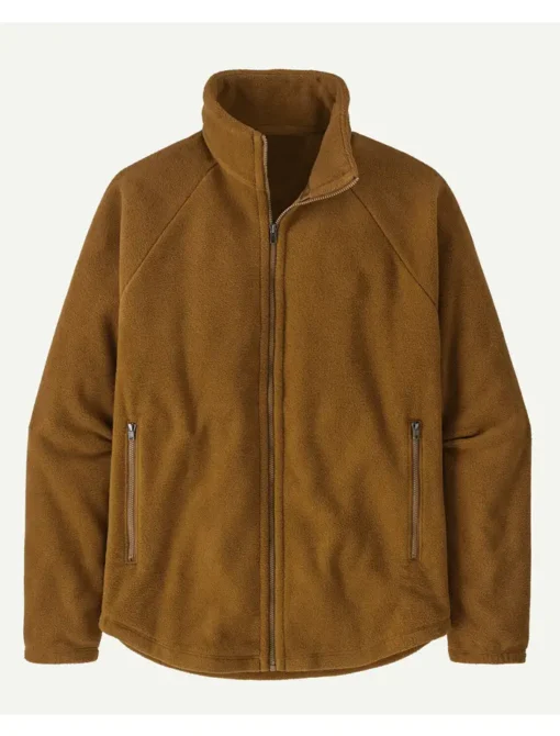 Buy Brown Fleece Jacket Front