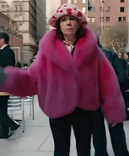 Buy Carrie Preston Elsbeth S02 Pink Fur Coat