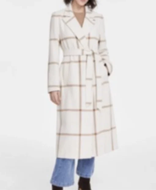 Buy The Young and the Restless Chelsea Newman White Check Coat