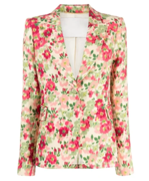 Carrie Preston TV Series Elsbeth Season 02 Elsbeth Tascioni Floral Blazer