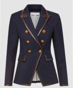 Catherine Tate Going Dutch Blue Blazer For Sale