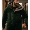 Cédric Bellanger SUPER MÂLES Green Hooded Jacket