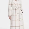 Chelsea Newman The Young and the Restless White Checked Coat For Sale