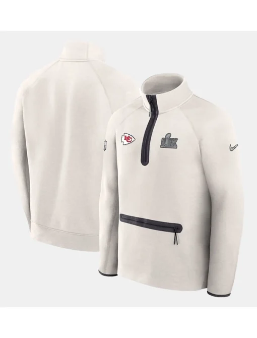 Chiefs Super Bowl LIX Opening Night Tech Fleece Jacket Front