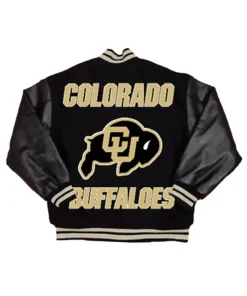 Colorado Buffaloes Letterman Jacket Back